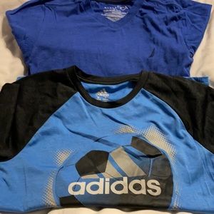 Long sleeve shirts, Nautica and Adidas size 10/12